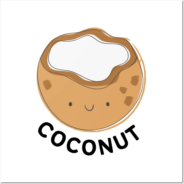 Cutest coconut Wall Art by Ivanapcm